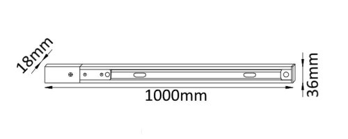 Шинопровод трек однофазный CLT 0.11 01 L1000 WH Crystal Lux белый в стиле  для светильников серии Clt 0.11 шинопровод фото 2